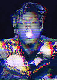 Hd wallpapers and background images Smoking Glitch Fleece Blanket For Sale By Juice Wrld