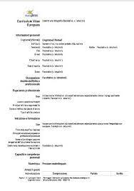 Scarica subito questo curriculum da compilare in italiano! Curriculum Vitae Infermiere Da Compilare