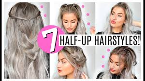 Maybe you would like to learn more about one of these? 7 Heatless Back To School Hairstyles Half Up Half Down 5 Minute Hairstyles Youtube