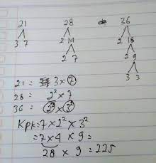 Jadi, nilai fpb dari 28, 42, dan 76 adalah 2. Kpk Dari 21 28 Dan 36 Adalah Tolong Dijawab Brainly Co Id