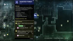 foret hantée destiny 2 location