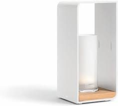 To squeeze so as to alter the natural shape . Outdoor Leuchte Lumo Weiss Medium Manutti