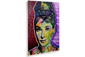 Trust original art on paper framed. Trademark Fine Art Audrey 5 1cm Canvas Art By Dean Russo Floating Brushed Aluminium Matt Blatt