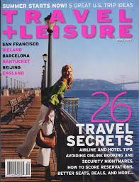 Travel And Leisure Magazine Travel And Leisure Magazine April 2008 Nemo Travel And Leisure Travel Magazine Cover