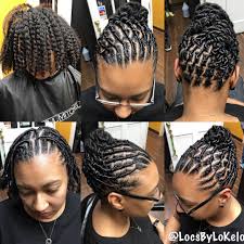 Working one braid at a time, pinch off enough extension hair to match the size of the section of natural hair you'll be braiding. It S Just A Protective Style She S Not Locking Her Hair But Wanted The Lock Look This Really R Natural Hair Braids Hair Twist Styles Locs Hairstyles