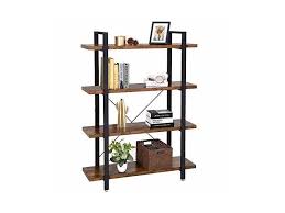 Etagere industrielle, armoire ou meuble tv; Bibliotheque Etagere De Rangement Style Industriel 4 Niveaux Pour Salon Chambre Bureau Vintage Lls54bx Montage Facile Vente De Vasagle Conforama