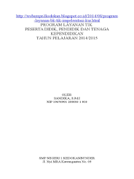 Rpp bk tik smp kurikulum 2013. Program Layanan Tik