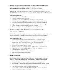 In addition to being the primary bank advocate and key financial advisor for the relationship, the candidate is accountable for prospecting new business and enhancing existing relationships. Vidya Menon Resume
