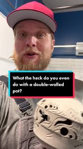 So… what *do* you do, exactly, with a double-walled pot? One of the most  common things is to carve the outside and leave the middle as a vase that  can hold water… #pottery #carving #carvingpottery