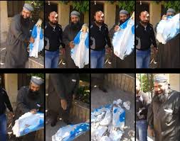 Image result for MUSLIM DESTROYS STATUE OF VIRGIN MARY