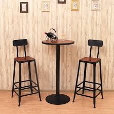 American Iron Wood Loft Bar Chair Backrest Simple Retro Casual Starbucks Tall Bar Chairs Bar Bar Chairs Bar Stools Chair
