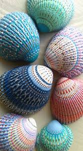 So when you are planning a beach holiday, then you should also get your own share of seashells. Home Sea Rocks Shells By R Seashell Painting Painted Shells Seashell Art