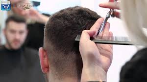 For the hairstyle pictured here. Crew Cut Hairstyle Short Men S Hair Tutorial By Vilain Silver Fox Youtube