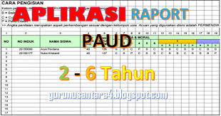 Pengisian raport paud k13 semester 2. Contoh Raport K13 Paud Terbaru Masnurul