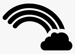 Download Rainbow With Cloud No Cloud Rainbow Svg Hd Png Download Transparent Png Image Pngitem