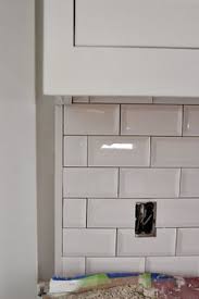 Depends on the type of trim and thickness of the apron. White Subway Tile Backsplash Edge Home Design