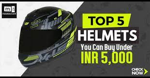 We've shortlisted the best 10 helmet brands available in india and their top selling helmets with prices. Top 5 Helmets You Can Buy In India Under Inr 5000