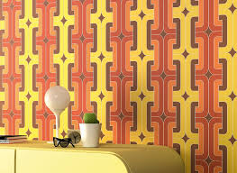 65 top cool pattern wallpapers , carefully selected images for you that start with c letter. Wallpaper Dakota Orange Wallpaper From The 70s