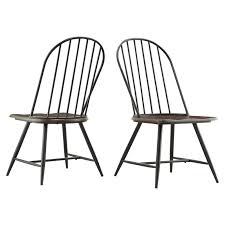 Rustic cross back metal modern farmhouse dining chair, matte black. Laurel Foundry Modern Farmhouse Hughley Dining Chair Reviews Wayfair