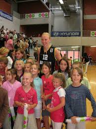Captain of the cats, basketball player. Ann Wauters Wikipedia