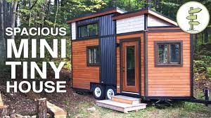 Mini 16ft Tiny House With All The Comforts Of Home Full Tour Small House Pictures Best Tiny House Small House