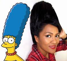 Diy Marge Simpson Hair