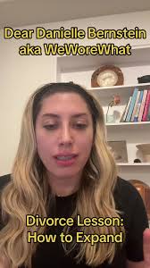 Dear @shopweworewhat , Thank you Danielle for teaching me how to expand.  full divorcee letter here:  https://thecoolgirlsguidetodivorcefromsomeoneuncool.com/dear-danielle-bernstein-aka-weworewhat/  ...