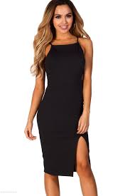 Simple Sleeveless Knee Length Black Cocktail Dress Cocktail Dress Midi Cocktail Dress Award Show Dresses