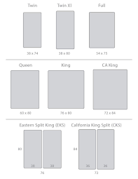 Bed Size Chart Sleep Science