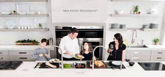 With the galley workstation one can now prep, cook, serve, entertain, and clean up, all in one central workstation. The Galley Reinvent Your Kitchen
