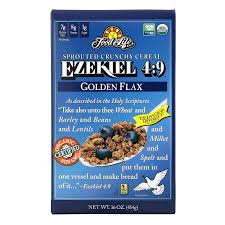 Food For Life Ezekiel 4 9 Sprouted Crunchy Cereal Golden Flax 16 Oz 454 G