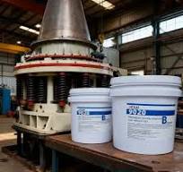 Wholesale 20kg 10kg Kit Abrasion Protection Coating Blue Backing Compound  for Cone Crusher Resin and Hardener