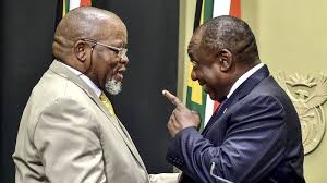 Image result for mantashe and gordhan