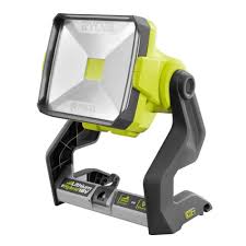Ryobi 18 Volt One Hybrid 20 Watt Led Work Light Tool Only P721 The Home Depot Led Work Light Ryobi Work Lights