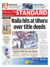 Billionaire businessman chris kirubi talks to students at the first throughpass at kca university. The Standard 25 11 2013 Kenya Government