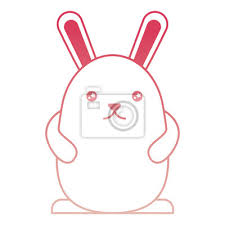 Pngtree há mais de 3 milhões material de imagem png que podem fornecer a inspiração que você. Illustration De Vecteur Pour Le Dessin Anime Mignon Lapin Kawaii Papier Peint Papiers Peints Degradees Dessin Etiquette Myloview Fr