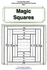 Whether the skill level is as a beginner or something more advanced, they're an ideal way to pass the time when you have nothing else to do like waiting in an airport, sitting in your car or as a means to. Magic Squares Math Puzzles Miculek John Amazon Com