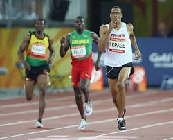 De grasse was the pan american champion and the ncaa champion in the 100 m and 200 m. D 3pkgb61ck09m