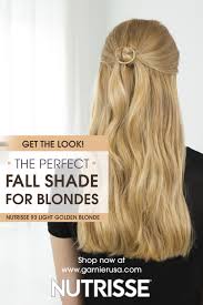 I don't actually mind black hair but not. Nutrisse 93 Light Golden Blonde Is The Perfect Fall Update For Blonde Hair This Honey Butter Hue Golden Blonde Hair Color Blonde Hair Color Golden Blonde Hair