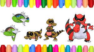 The newest in fidget toys sold out sold out sold Pokemon Coloring Pages Basculin Sandile Krokorok And Krookodile Youtube