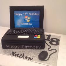 Portable birthday cake design for men:husband cake:cake decorating ideas by rasna @ rasnabakes key supplies for the cake with. Laptop Cake By Lyn Computer Cake Bbq Cake Cool Cake Designs