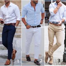 If you want to have some fun, consider patterned dress shirts in plaid, florals, polka dots or checks. 4 913 Likes 150 Comments Modern Men Casual Style Modernmencasualstyle On Instagram 1 2 Or 3 Mens Casual Outfits Mens Fashion Casual Mens Fashion Smart