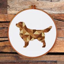 Wholesale distributor for counted cross stitch patterns, cross stitch supplies, and needlework supplies. Geometric Dog Golden Retriever Cross Stitch Pattern Decor Cross Stitch Pattern Dog Cross Stitch M Cross Stitch Geometric Cross Stitch Cross Stitch Patterns