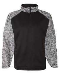 Badger 1487 Blend Sport Performance Fleece Quarter Zip Pullover