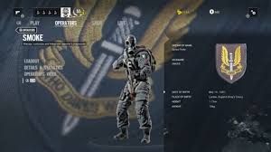 With over 70 possible majors, we definitely know your perfect match. Smoke Rainbow Six Wiki Fandom