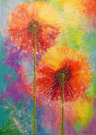 Dandelions Olha Darchuk Dandelion Painting Flower Painting Flower Art
