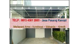 Salah satu aksesoris bangunan ini cukup penting keberadaannya, karena memiliki fungsi sebagai. Pin Di Telp Wa 0813 4381 2803 Jasa Pasang Kanopi Sidoarjo