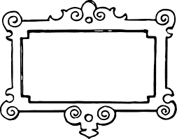 These halloween coloring sheets are ideal for both kids and grownups there's something for each skill level and interest here. Free Printable Picture Frames Coloring Home