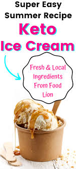 Ice cream is one of the most popular treats for a hot summer day. Keto Ice Cream Food Lion Countessoflowcarb Com