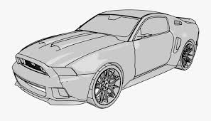 Choosing the color of your new car may seem like a quick decision for some, but there is a lot more psychol. Mustang Gt Car Clipart Png Car Coloring Pages Png Free Transparent Clipart Clipartkey